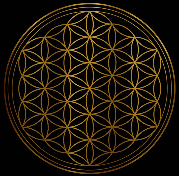 Mandala Art Illustration Spiritual Symmetrical — стоковое фото