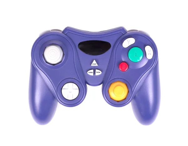 Controller Videogiochi Sfondo Bianco Con Percorso Ritaglio — Foto Stock