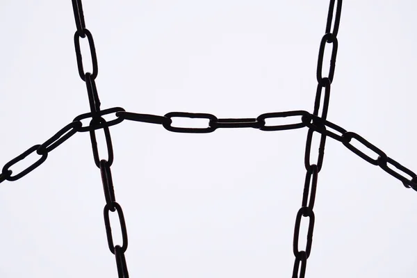 Wire Frame White Background — Stock Photo, Image