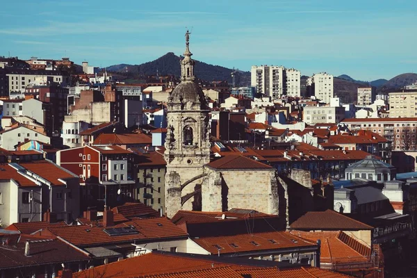 Vista Aérea Cidade — Fotografia de Stock