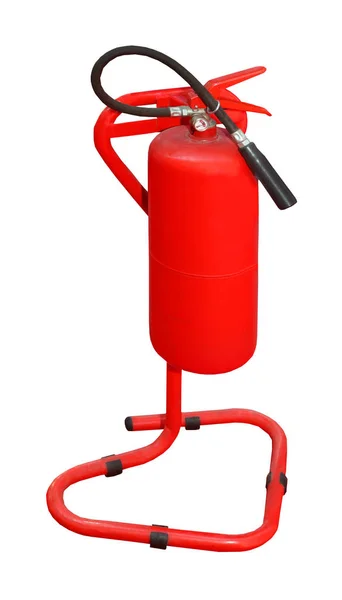 Small Fire Extinguisher Stand Interior Isolated White — Stock Photo, Image