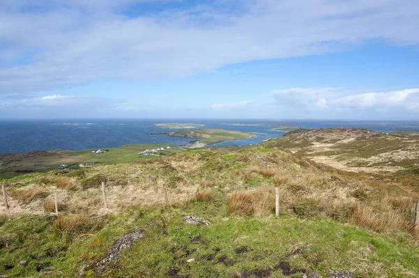 Paisaje Costero Idílico Alrededor Sky Road Connemara Una Región Oeste — Foto de Stock