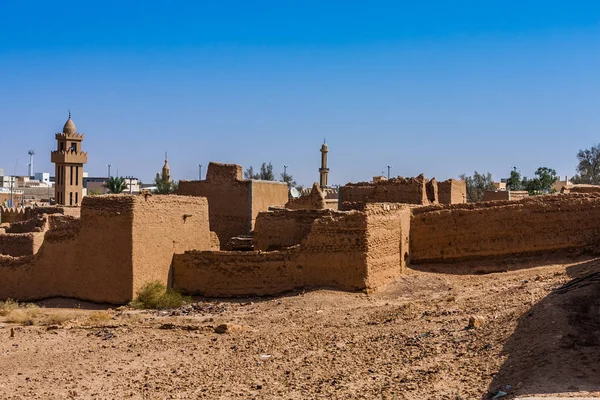 Вид Аероцегли Передмісті Munikh Замок Majmaah Саудівська Аравія — стокове фото