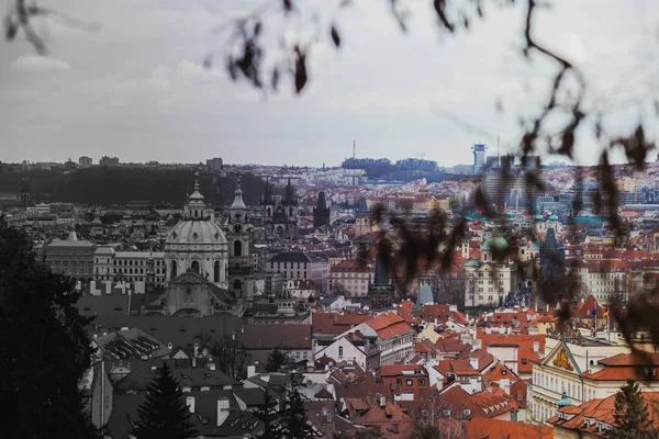 Ciudad Praga Hermosa Arquitectura Praga Paisaje Vista Marzo 2019 Ciudad — Foto de Stock