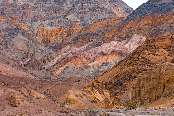 Красочные Скалы Стене Каньона Пустыни Каньоне Мозаики Национальном Парке Долина — стоковое фото