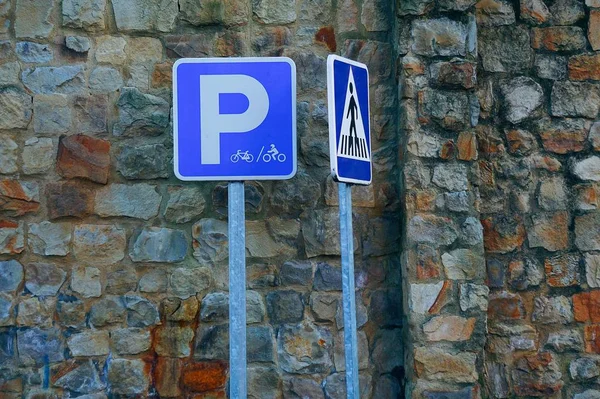 道路标志 有选择的重点 — 图库照片
