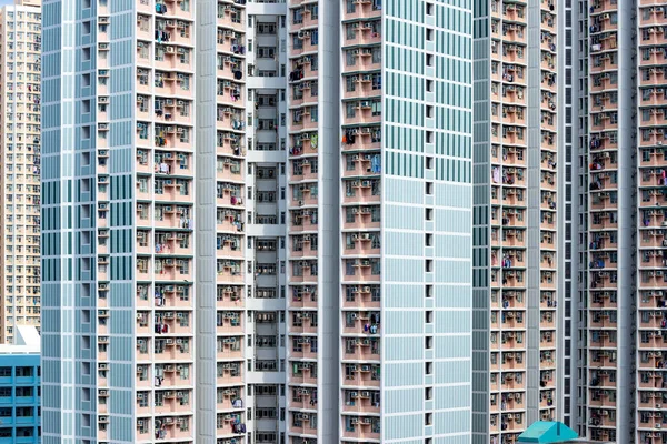 Buitenzijde Van Het Appartementencomplex — Stockfoto