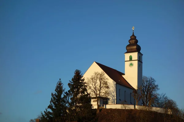 Kościół Wniebowzięcia Pańskiego Hengersberg Bawarii — Zdjęcie stockowe