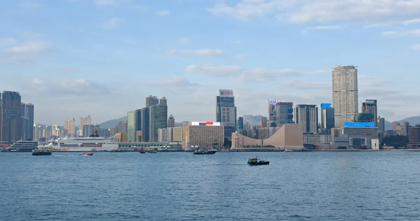 Tsim Sha Tsui Hong Kong December 2018 Victoria Harbour Hong — Stock Photo, Image