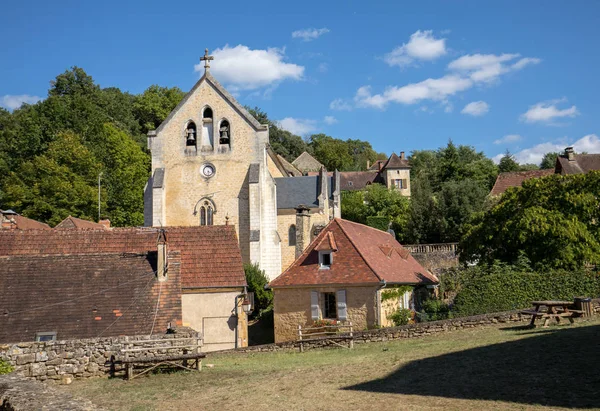 Villaggio Carlux Nella Valle Della Dordogna Aquitania Francia — Foto Stock