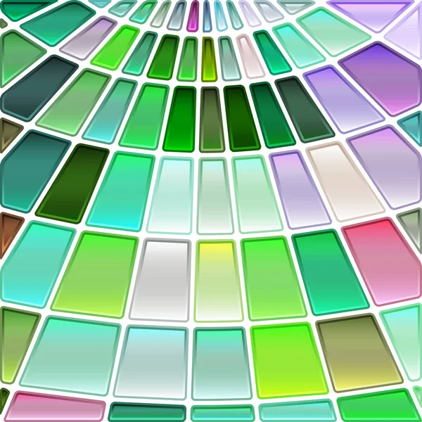 Abstract Stained Glass Mosaic Background Green Violet — Stockfoto