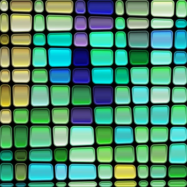 Abstract Stained Glass Mosaic Background Green Blue — 스톡 사진