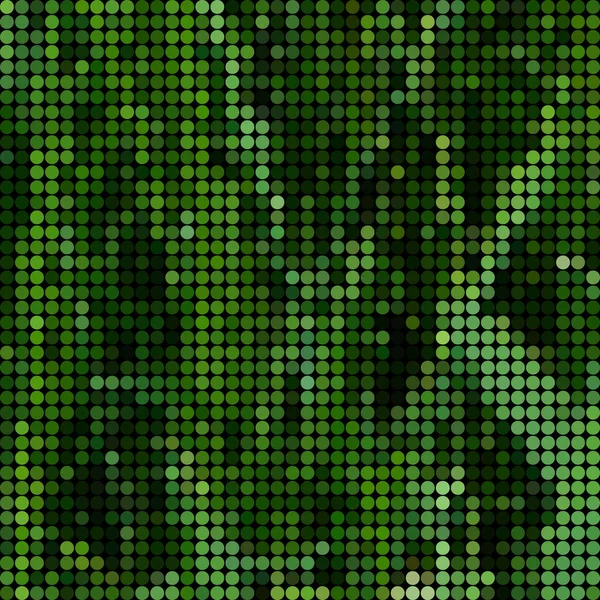 abstract  colored round dots background - green