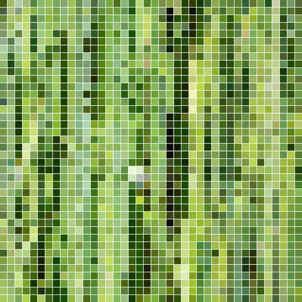 Abstract Square Pixel Mosaic Background Green — 스톡 사진