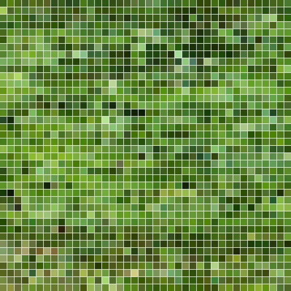 Abstract Square Pixel Mosaic Background Green — 스톡 사진