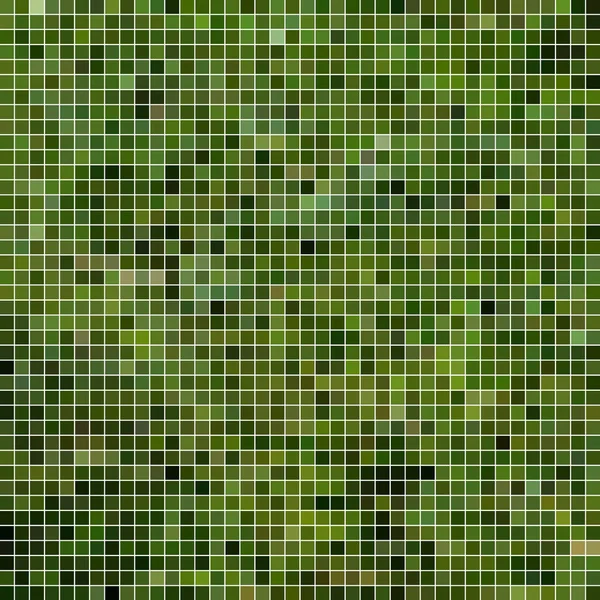 Abstract Square Pixel Mosaic Background Green — 스톡 사진