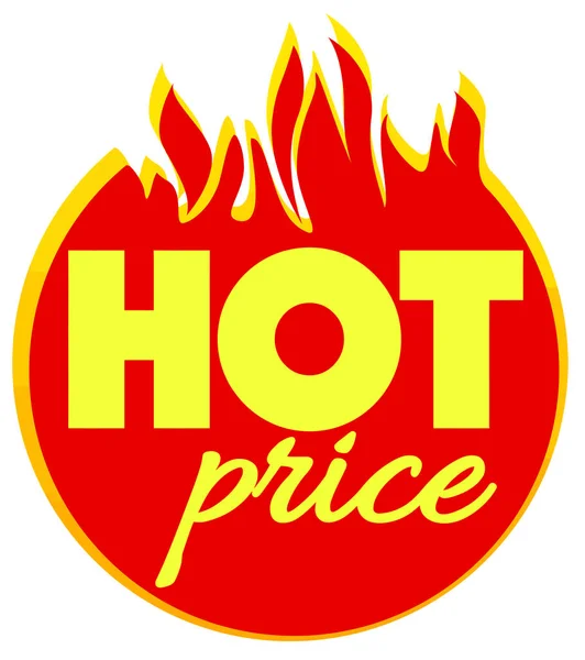 Hot Price Aanbieding Deal Korting Klaring Illustratie — Stockfoto