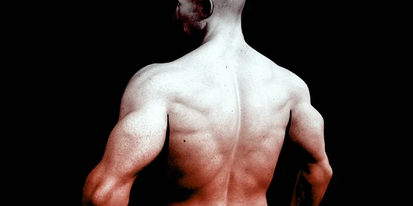 Física Muscular Hombre Como Concepto —  Fotos de Stock