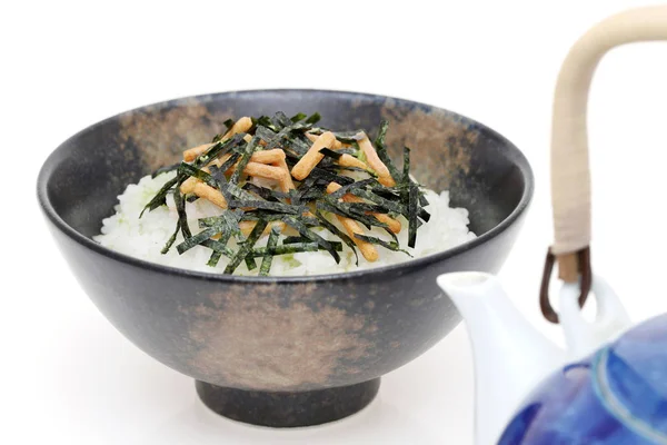 Ochazuke Cozinha Japonesa Chazuke Com Nori Lanche — Fotografia de Stock