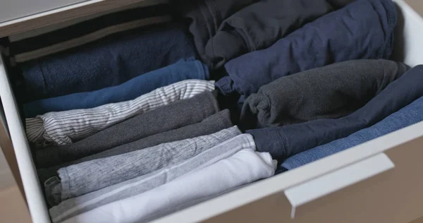 Open Drawer Clothes — Stock Photo, Image