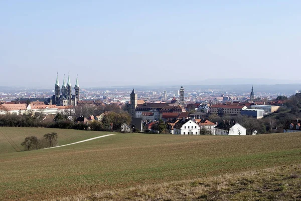 Kilátás Városra Bamberg Kívülről Város — Stock Fotó