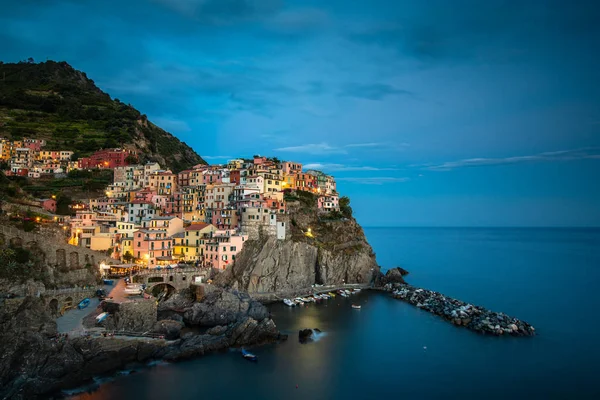 Manarola Village Coast Italy Small Town North Italy — Stock Photo, Image