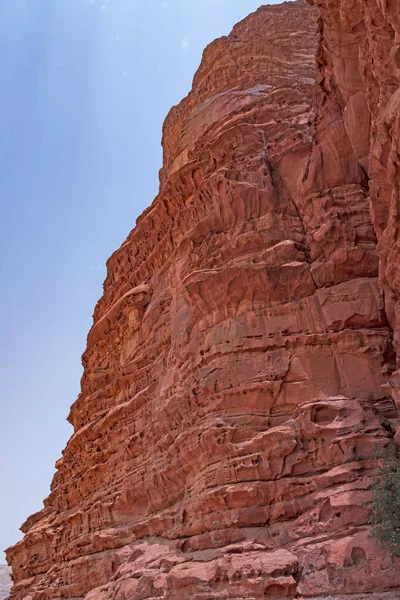 Красные Скалы Пустыне Вади Рум Иордании — стоковое фото