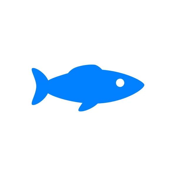Icono Pescado Vector Ilustración — Foto de Stock