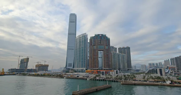 Tsim Sha Tsui Hong Kong December 2018 Hong Kong Skyline — Stock Photo, Image