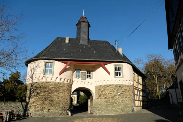 Runkel Der Lahn Nincs Magyar Neve — Stock Fotó