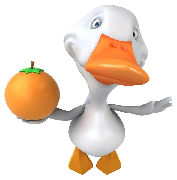 Fun Duck Illustration — Stockfoto