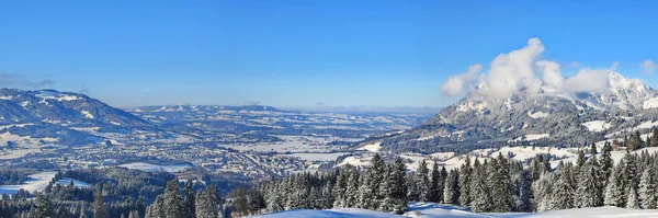 Sonthofen Bekend Zijn Prachtige Landschap Winterlandschappen — Stockfoto