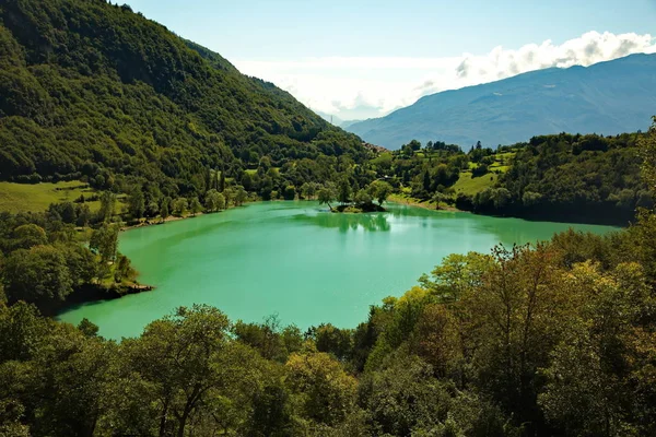 Lago Tenno Lago Montaña Italia Tenno Trentino — Foto de Stock