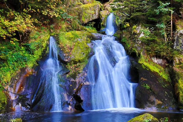 Almanya Yüksek Şelaleler Triberg Şelaleler Vardır — Stok fotoğraf