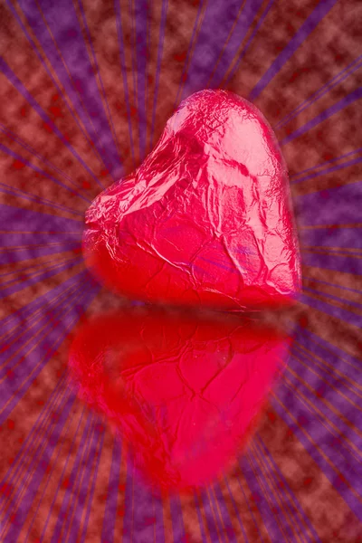 Δύο Καρδιές Συμβολίζει Την Αγάπη — Φωτογραφία Αρχείου