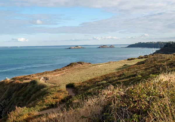 Pointe Grouin Cancale Emerald Coast Bretaña Francia —  Fotos de Stock