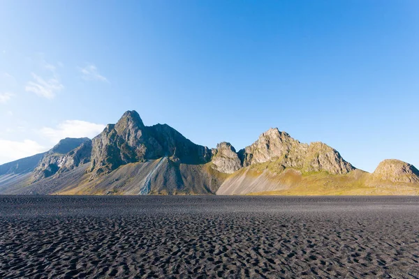 Hvalnes Spiaggia Lava Paesaggio Islanda Orientale Punto Riferimento Islanda Scenario — Foto Stock