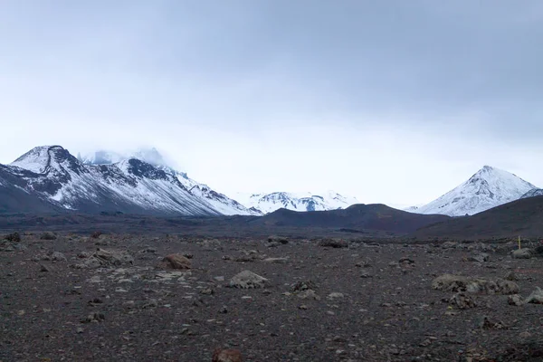 Opuszczony Pejzaż Obszar Caldera Askja Islandia Wyżyny Centralne Islandii — Zdjęcie stockowe