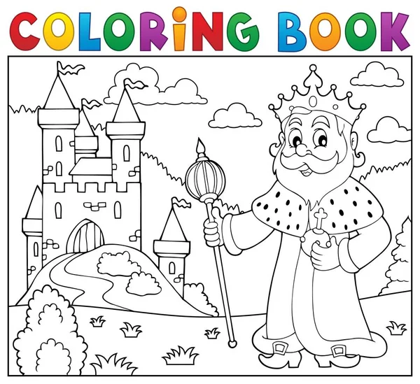 Coloring book king topic 2 - picture illustration.