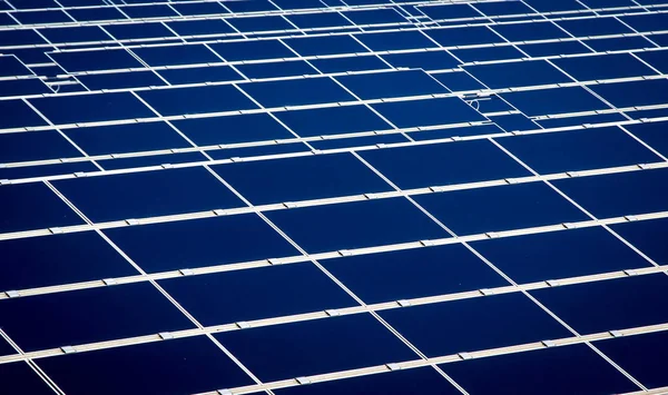 Energies Renouvelables Avec Modules Solaires Soleil — Photo