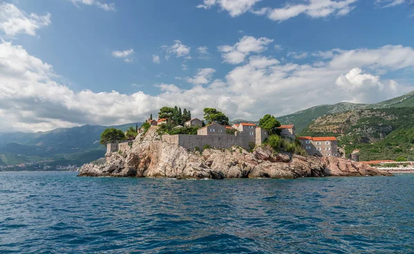 Sveti Stefan Île Monténégro Hôtel Luxe Sur Mer Adriatique — Photo