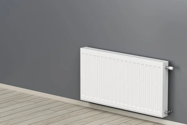 Radiateur Chauffage Blanc Dans Pièce Illustration — Photo