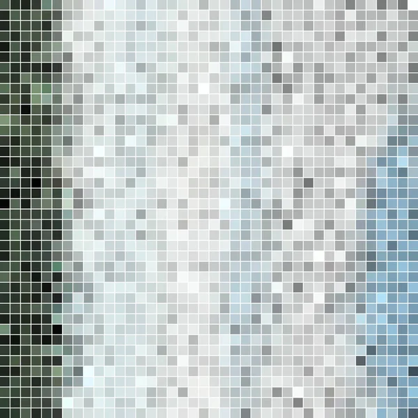 Astratto Pixel Quadrato Mosaico Sfondo Verde Grigio — Foto Stock