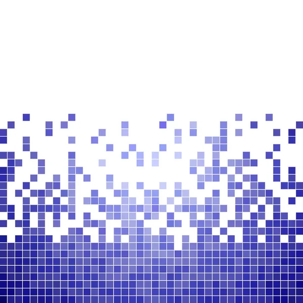 Abstrato Quadrado Pixel Mosaico Fundo Azul Violeta — Fotografia de Stock
