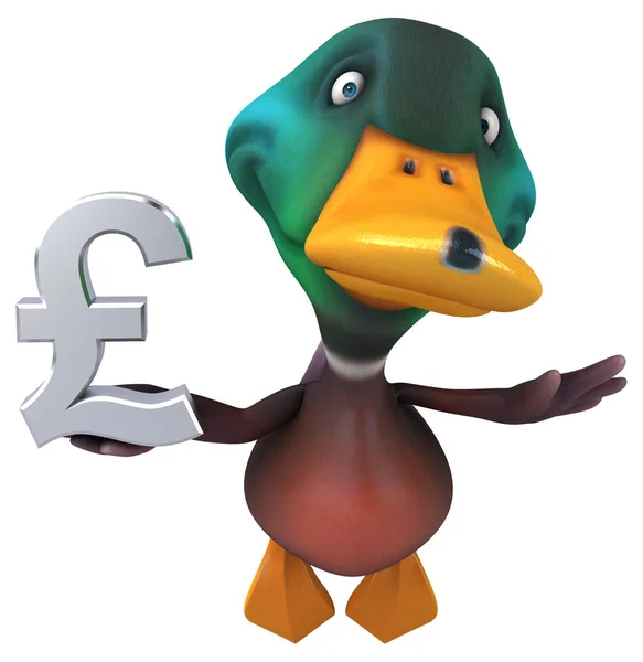 Fun Duck Illustration Royalty Free Stock Images