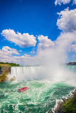Famous waterfall, Niagara falls in Canada, Ontario clipart