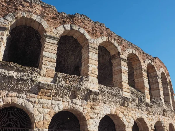 Arena Verona Romersk Amfiteater Verona Italien - Stock-foto