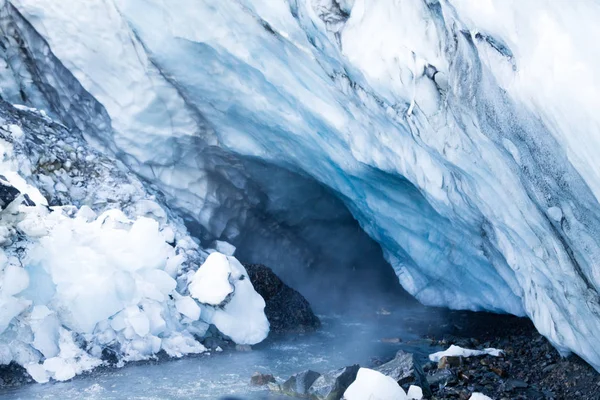 Ice Barlangok Közelében Kverfjoll Izlandi Táj Kverkfjoll Hegy Vatnajokull Nemzeti — Stock Fotó