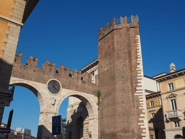 Portoni Della Bra Gate Verona Italy — Stock fotografie