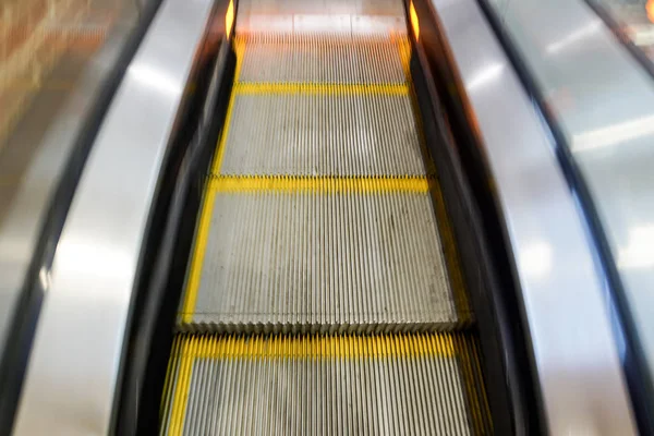 Escaleras Mecánicas Para Personas Arriba Abajo Detalles Acceso —  Fotos de Stock